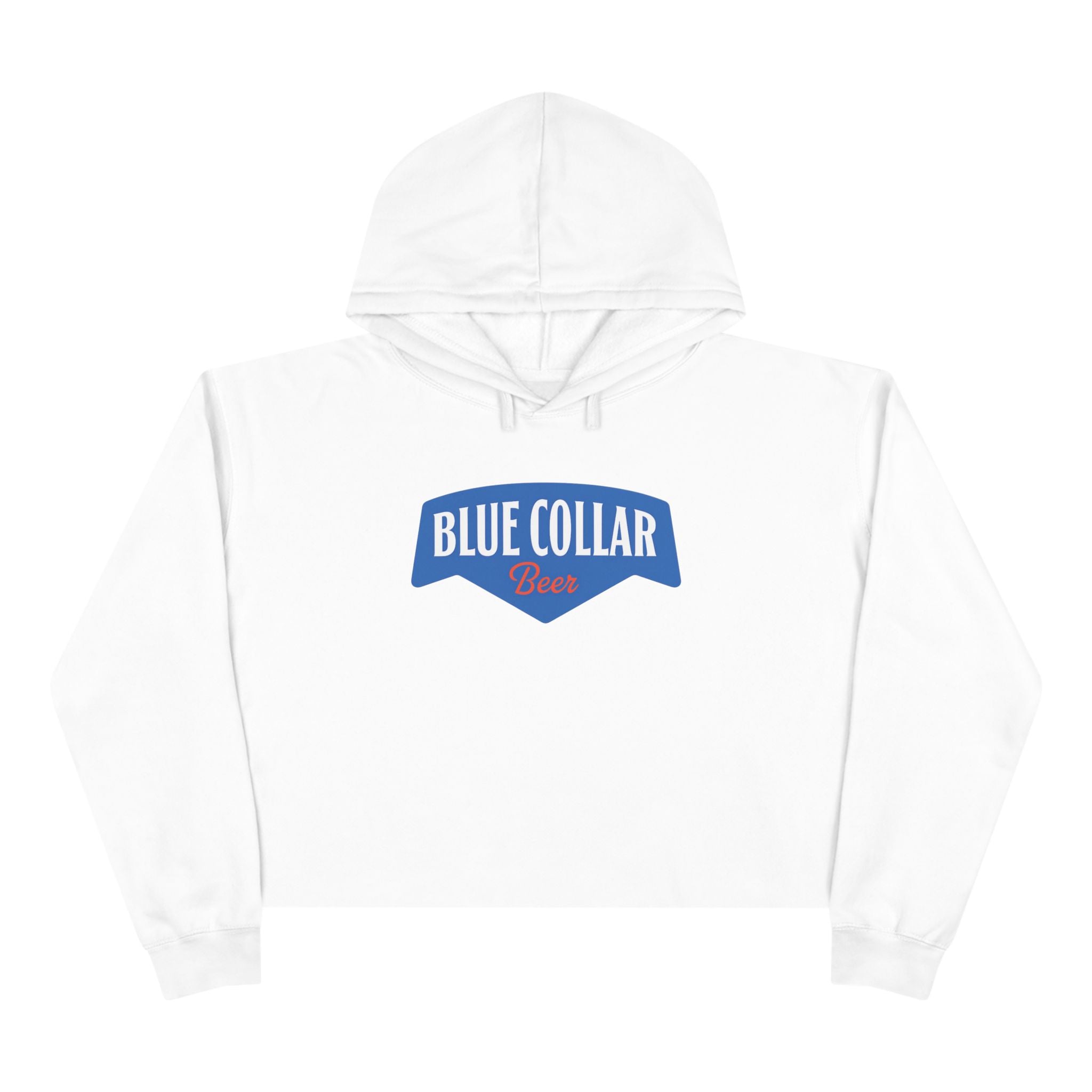 Blue Collar Beer | Women's Cropped Hoodie